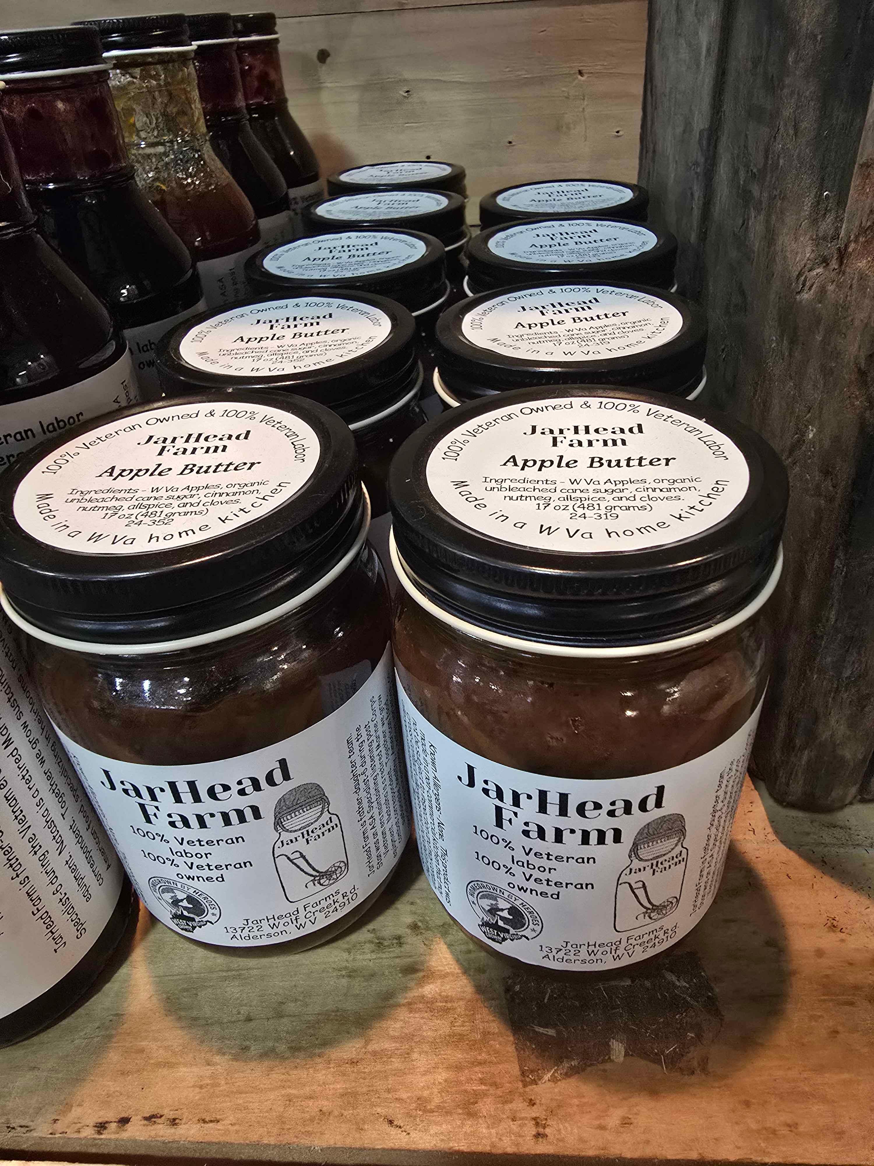 Homemade apple butter